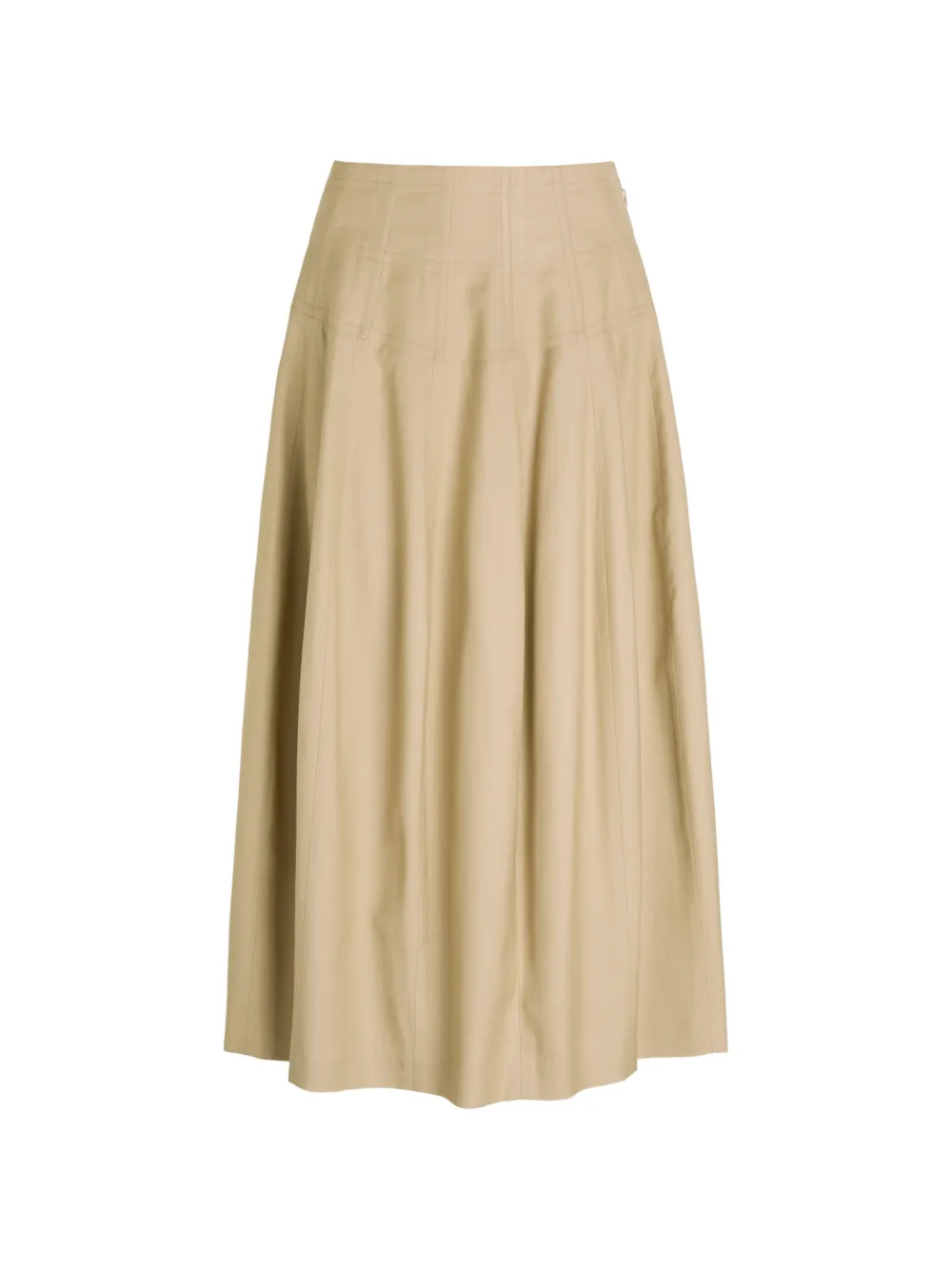 Heirlome Estafenia paneled A-line midi skirt - Toni neutri