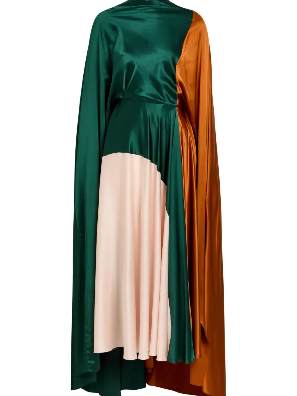 color block evening dress Colour Block Day Dress Marine