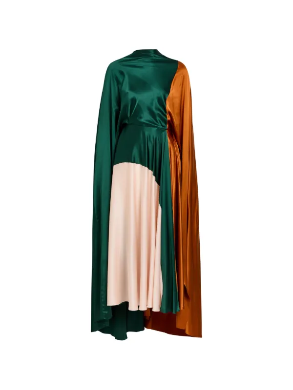chinese dress ladies Bright On Time Off White Colorblock Maxi Dress – Shop the Mint main image 1