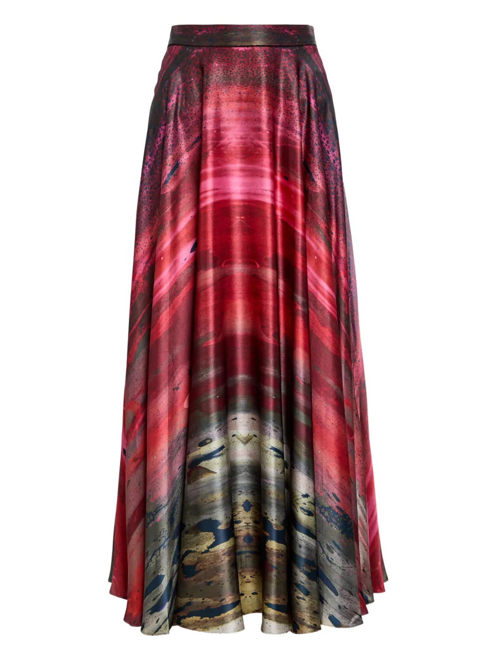 Roksanda Ameera silk maxi skirt - Rot