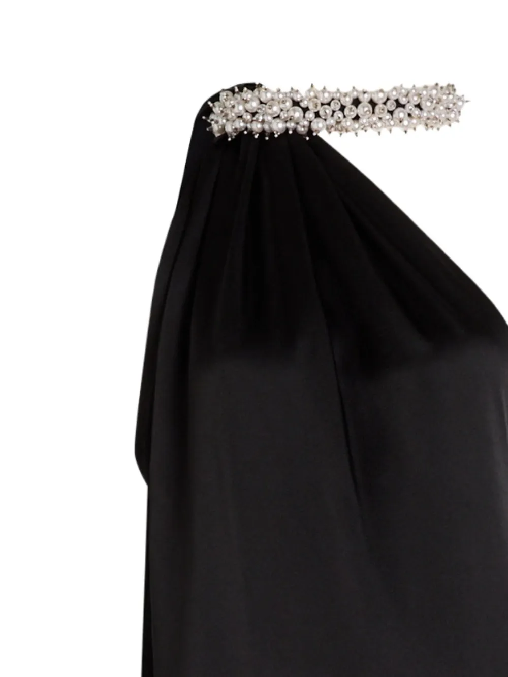 Stella McCartney Asymmetrische avondjurk - Zwart