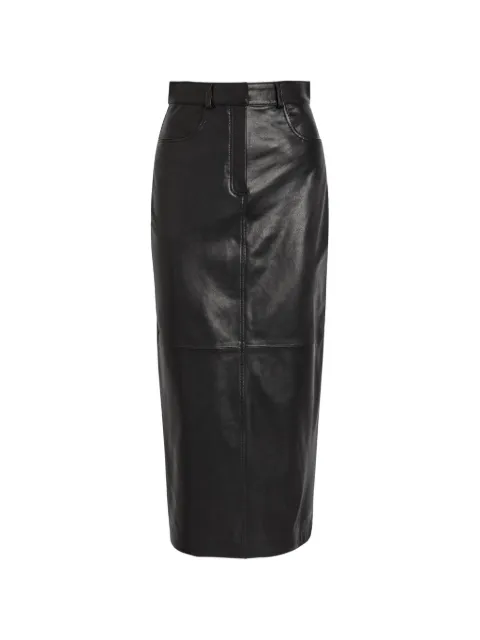 Nour Hammour Ghalia pocket panelled midi skirt