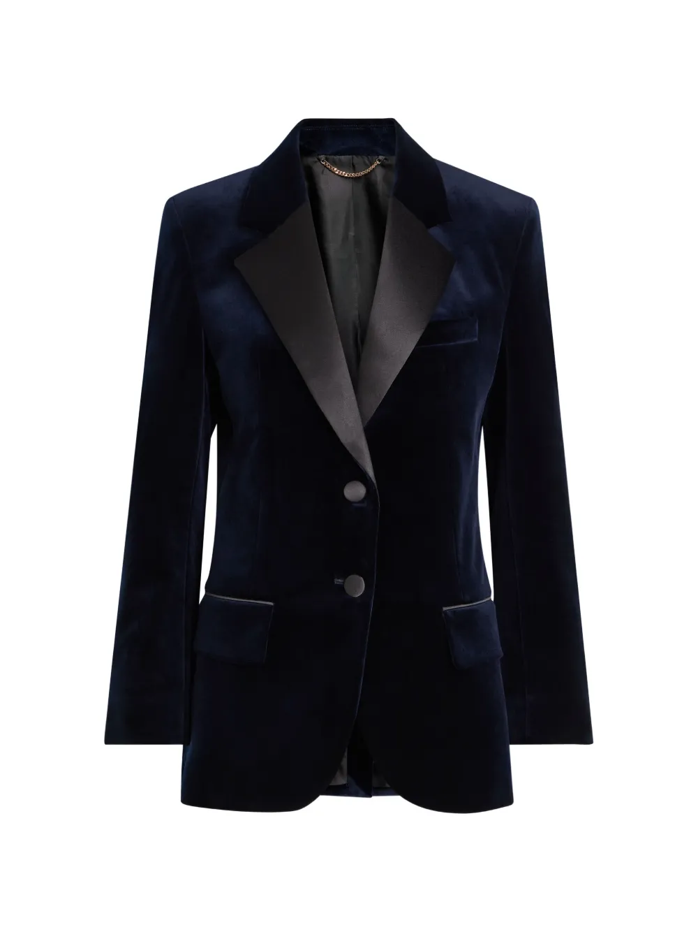 Victoria Beckham lapel button jacket - Blu