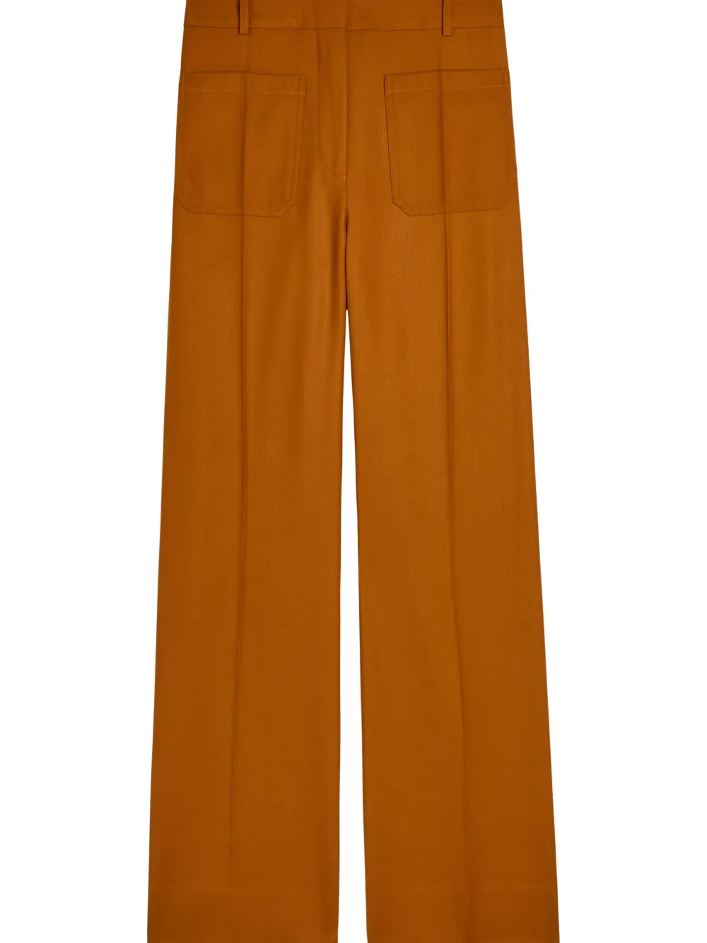  Victoria Beckham Patch Pocket Trousers - Orange 