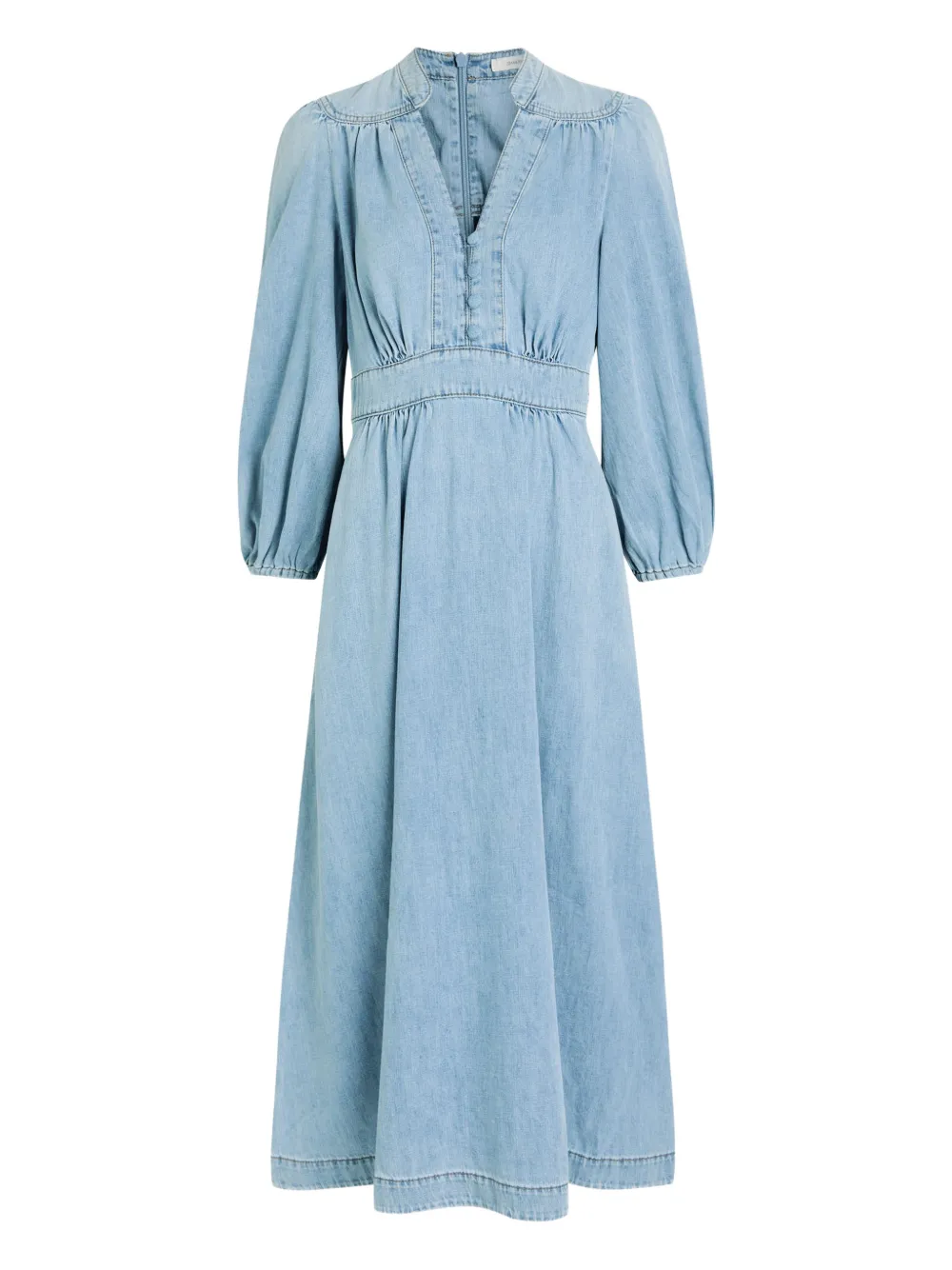 ZIMMERMANN Abito midi Wanderlust con scollo a V - Blu