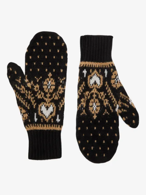 KHAITE fair isle gloves