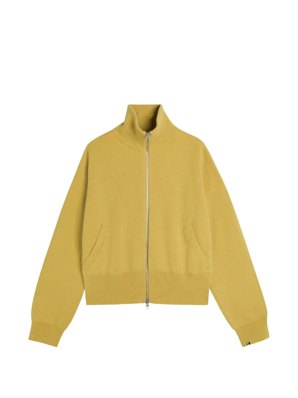 extreme cashmere N°385 Xtra Cute zip cardigan - Giallo