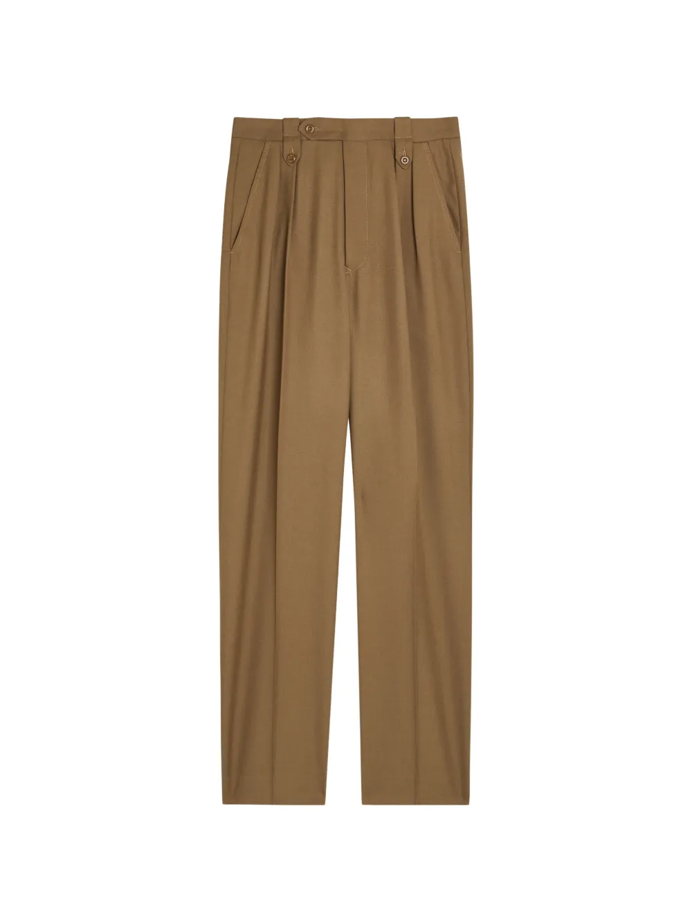 Maison Margiela pleated trousers - Toni neutri