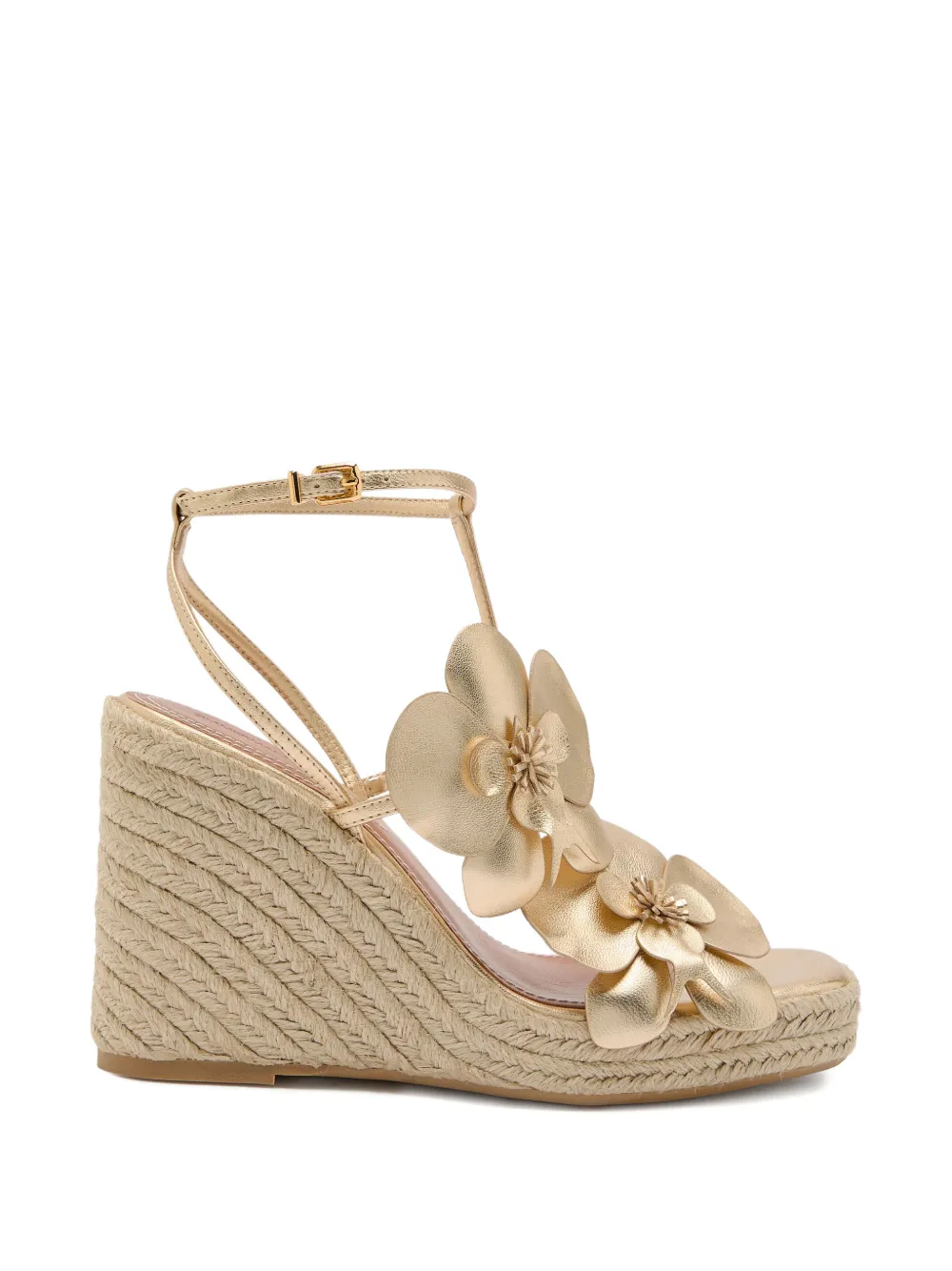 ZIMMERMANN Orchid wedge espadrilles - Oro