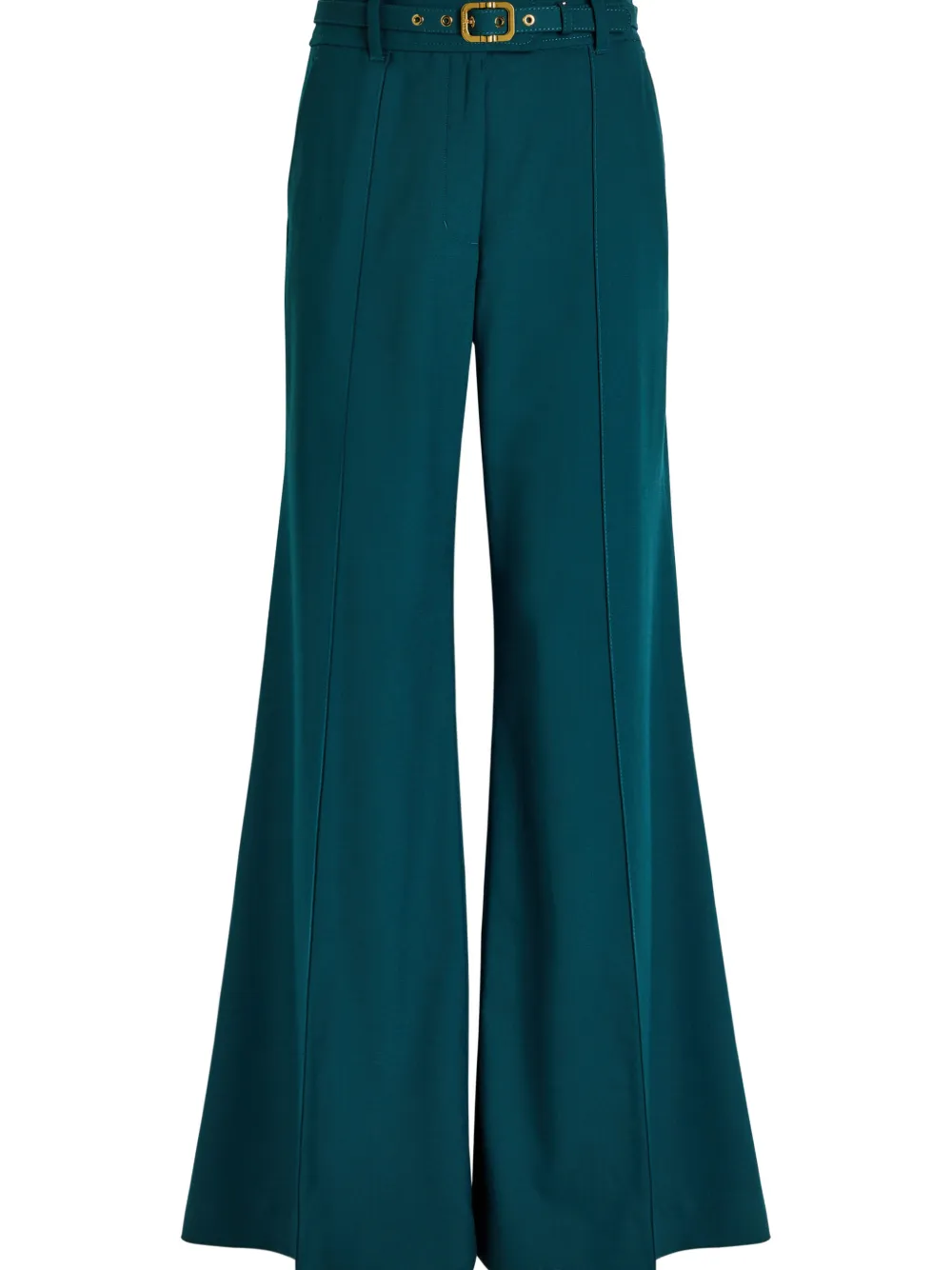 ZIMMERMANN Flared broek met riemsluiting - Blauw