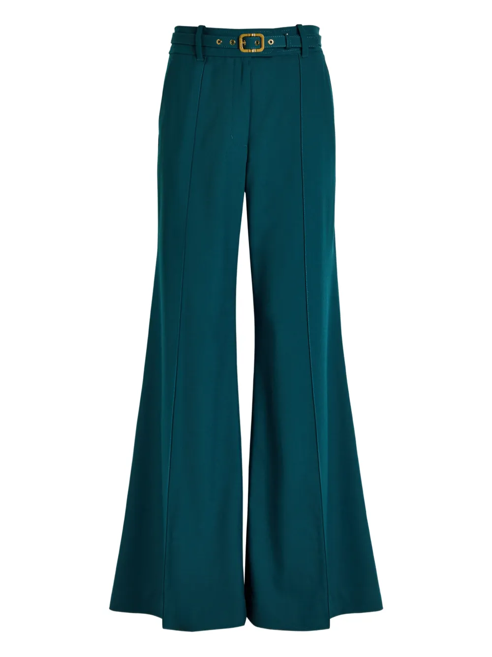 ZIMMERMANN Pantaloni svasati con cintura - Blu