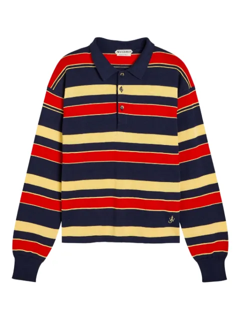 JW Anderson striped-pattern polo top