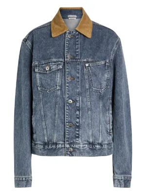 DRIES VAN NOTEN デニムジャケット | ブルー | FARFETCH JP