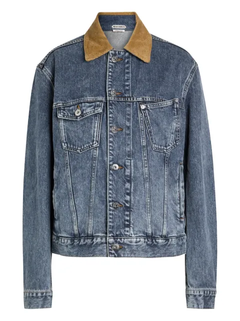 JW Anderson corduroy-collar denim jacket
