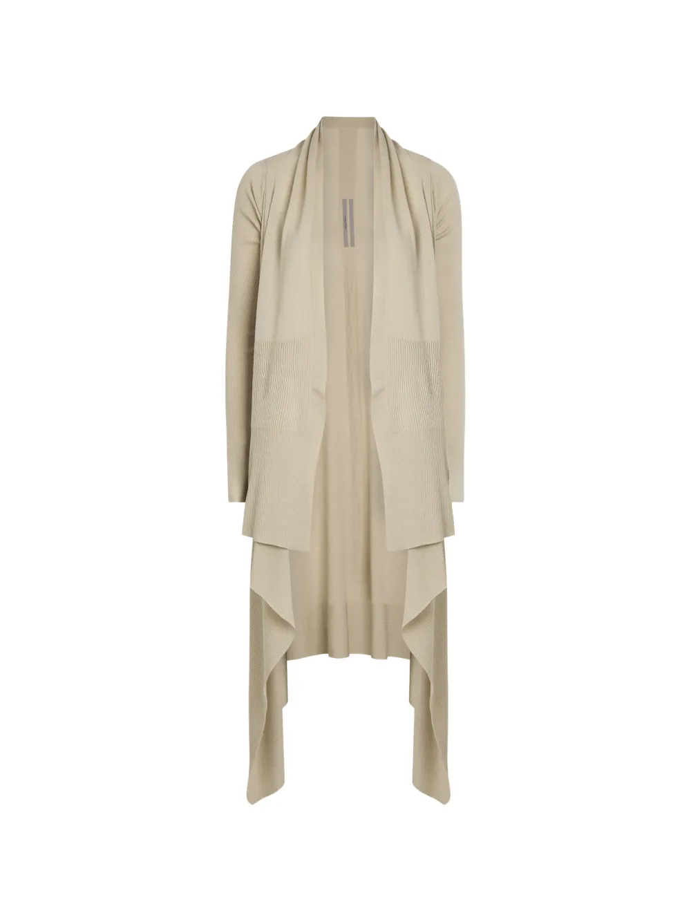 Rick Owens asymmetric cardigan - Toni neutri