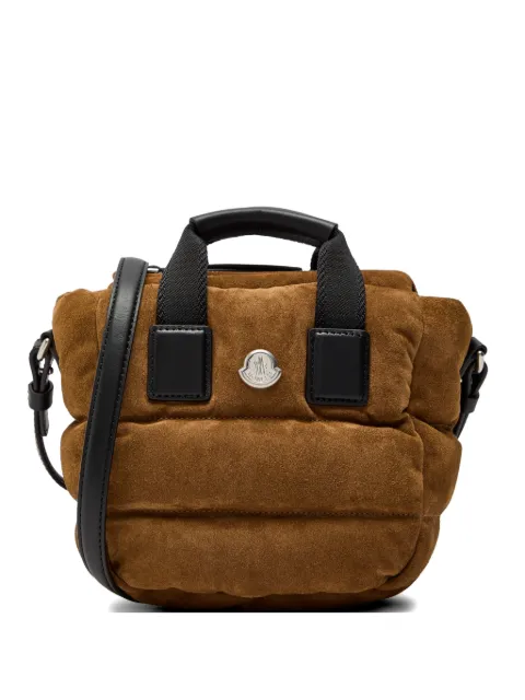 Moncler Caradoc micro suede tote bag