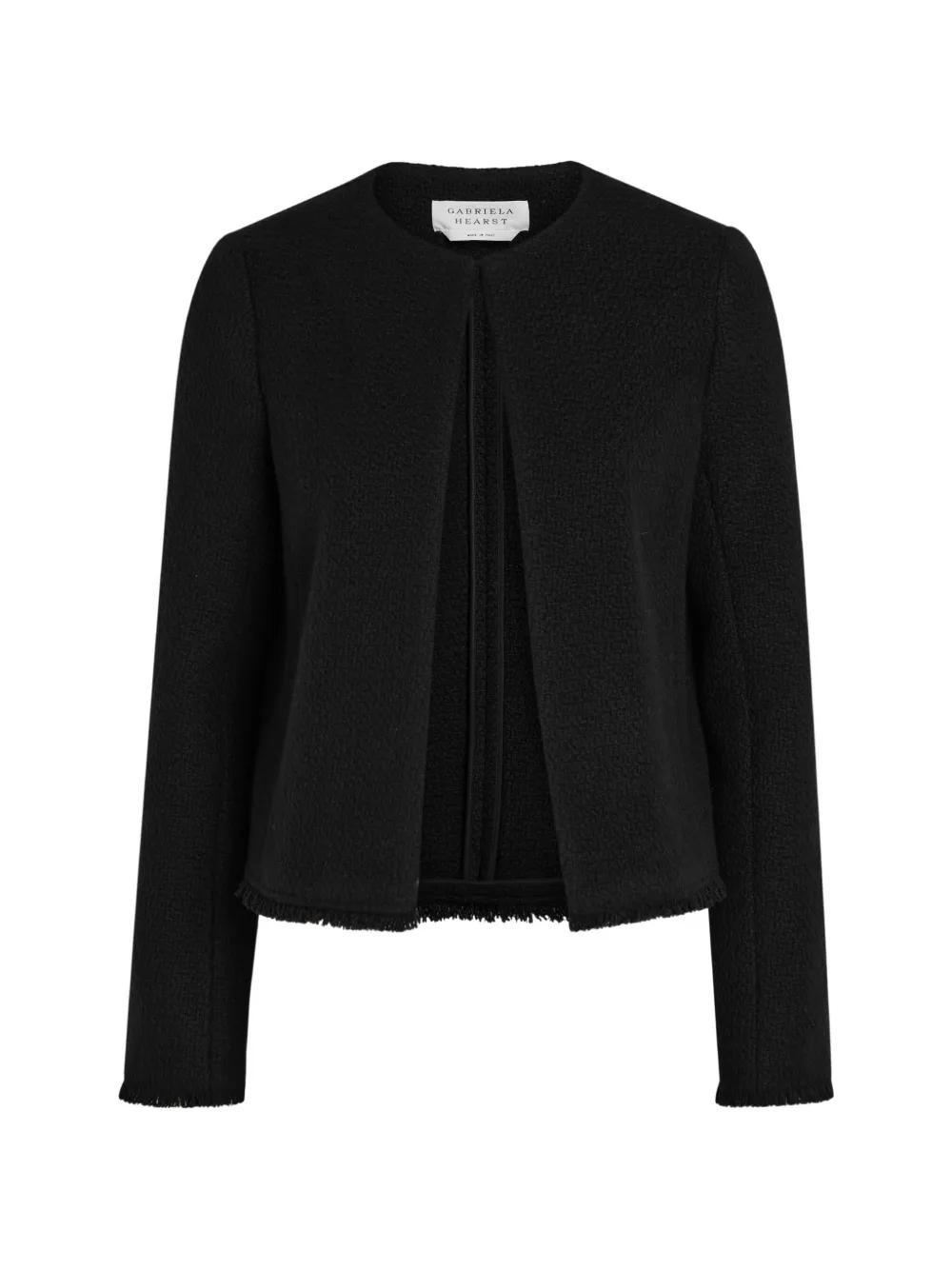 Gabriela Hearst fringed jacket - Nero