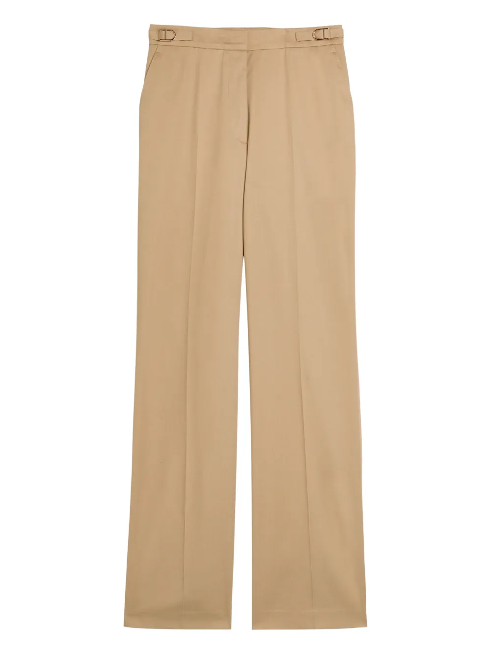 Gabriela Hearst Vesta buckle-detail trousers - Toni neutri