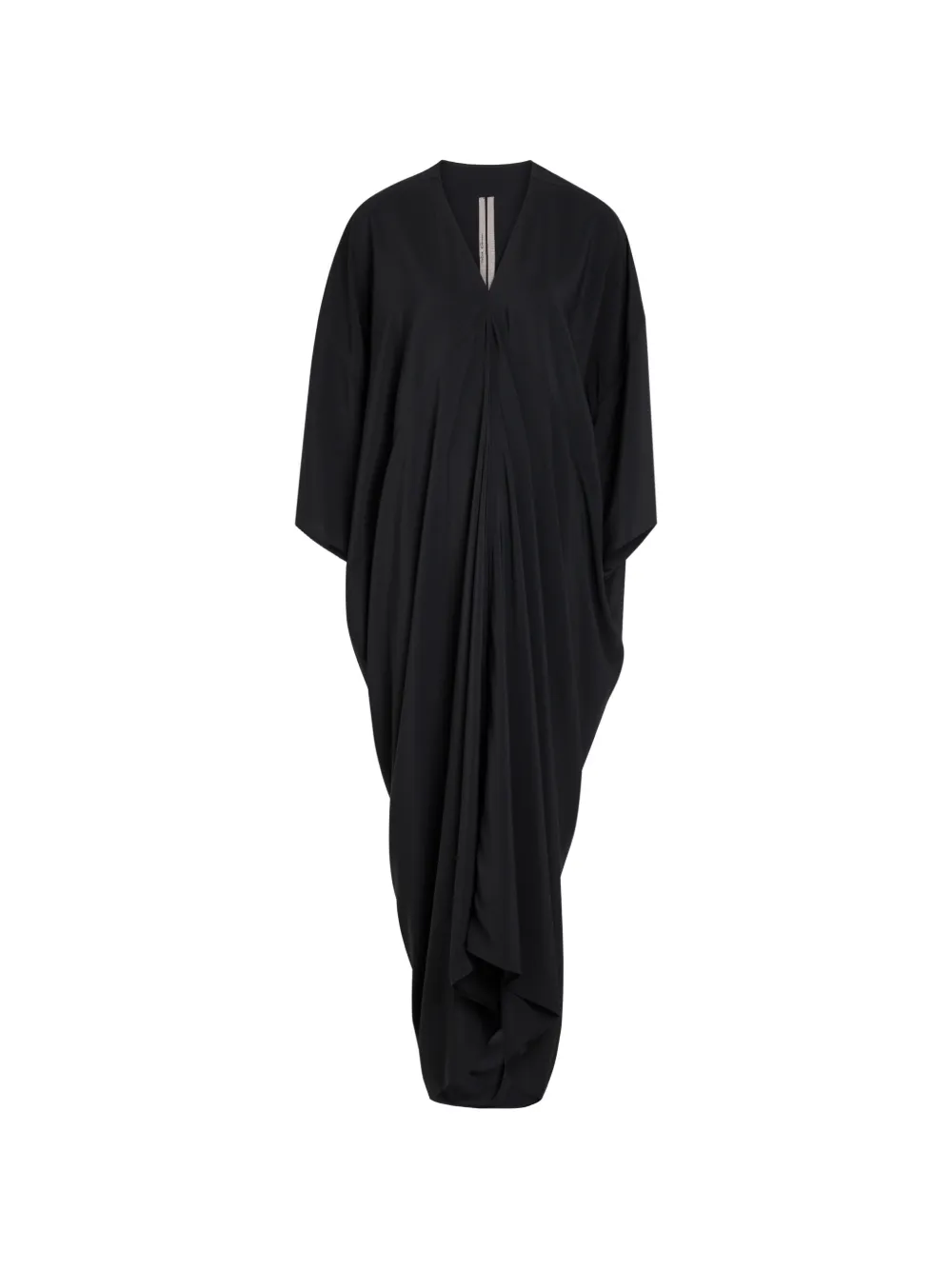 Rick Owens V-neck draped maxi dress - Nero