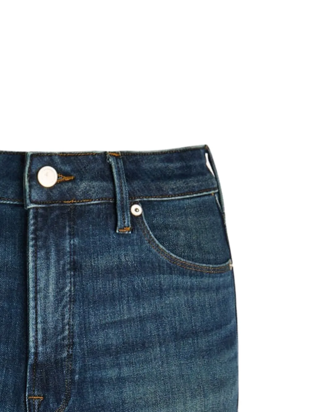 Good American Jeans met vervaagd effect - Blauw