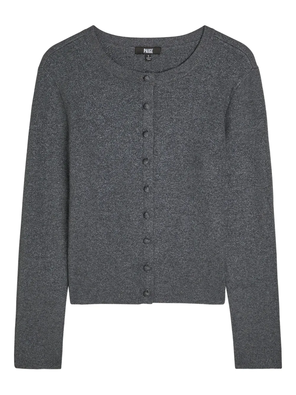 PAIGE Cardigan con bottoni - Grigio