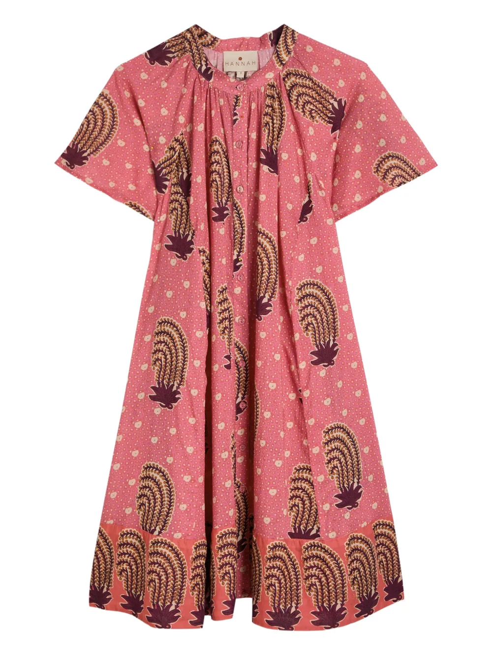 Hannah Artwear floral-print mini dress - Rosa