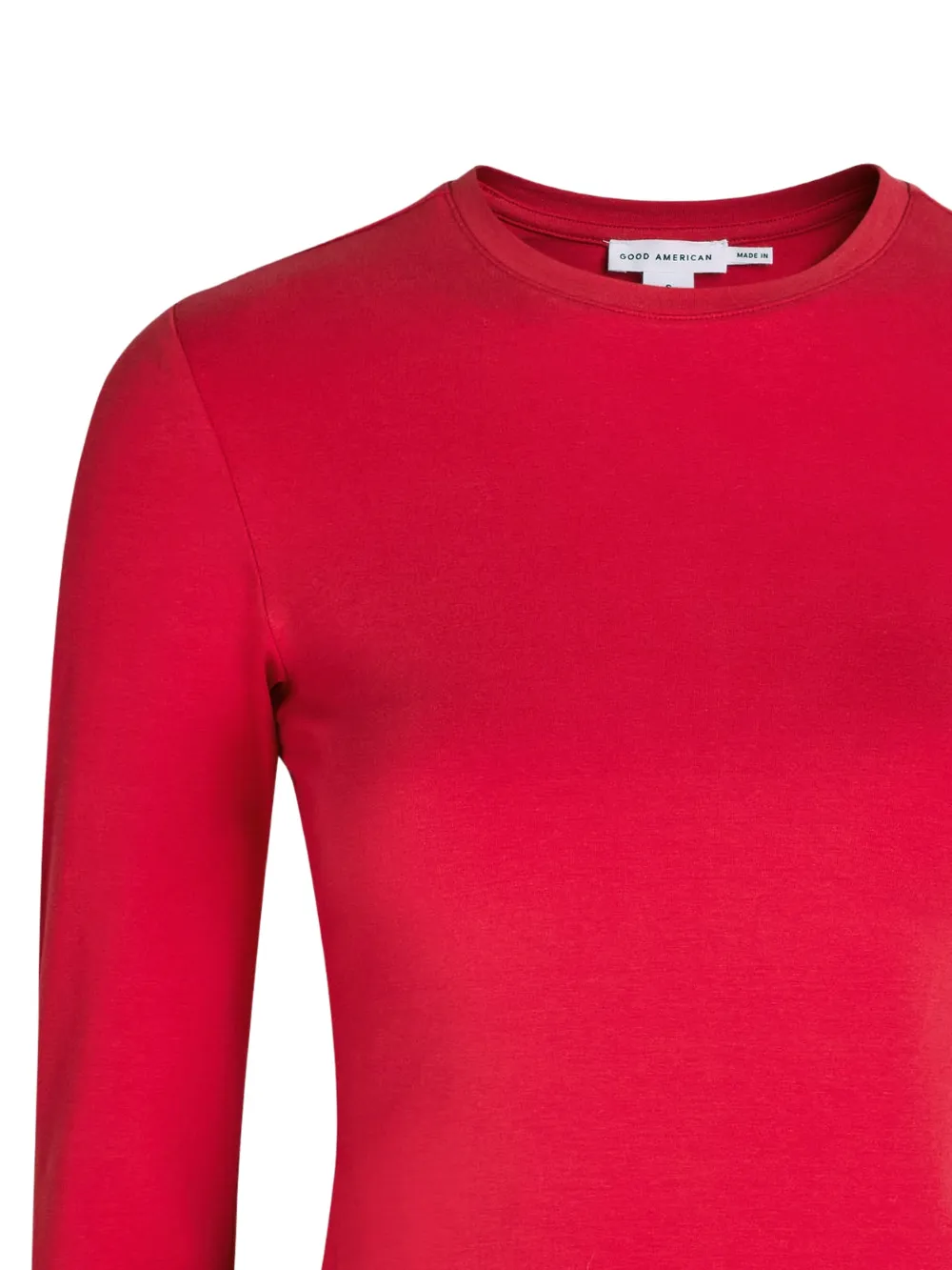 Good American Top met lange mouwen - Rood