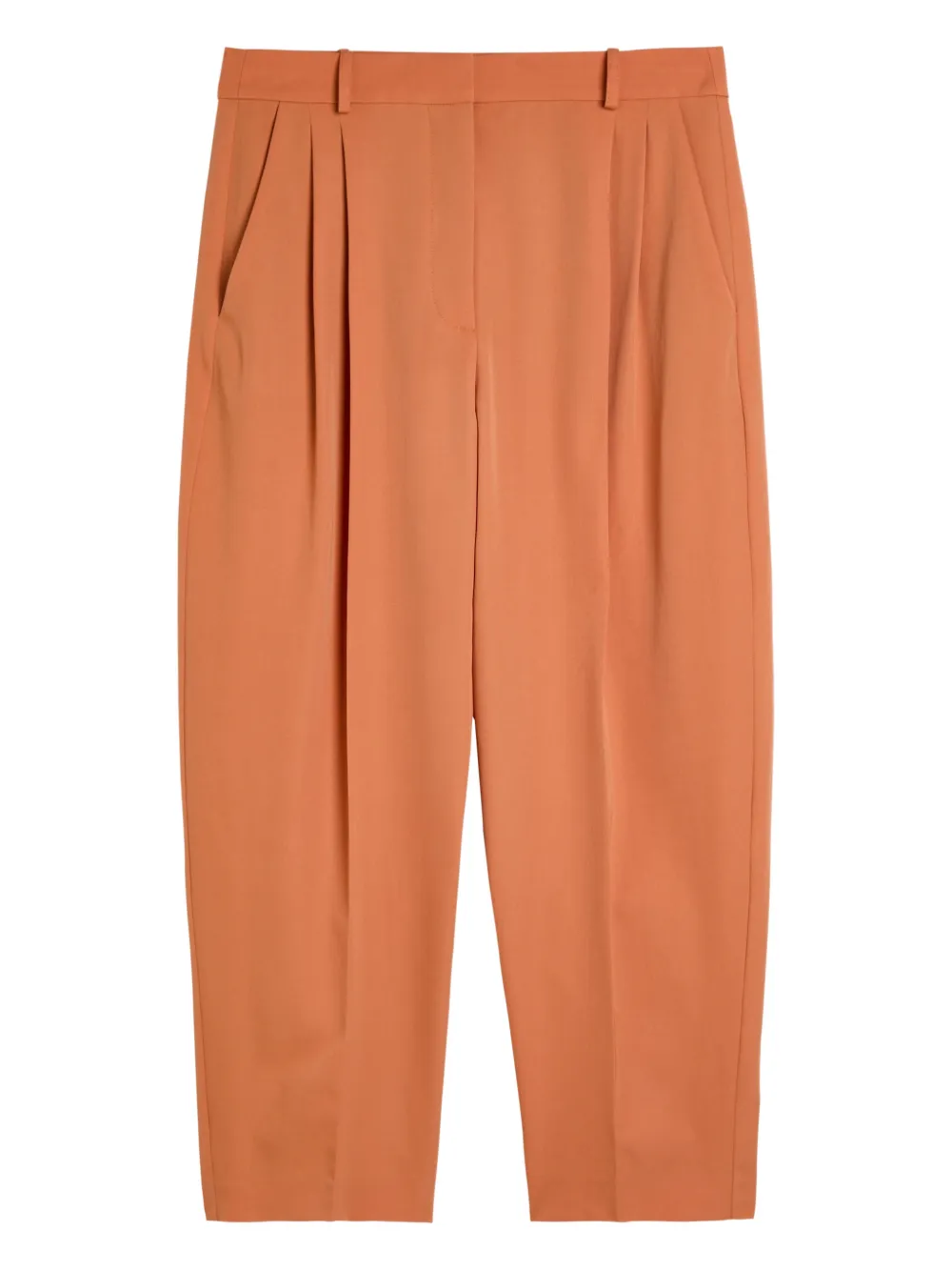Stella McCartney Pantaloni plissé - Arancione
