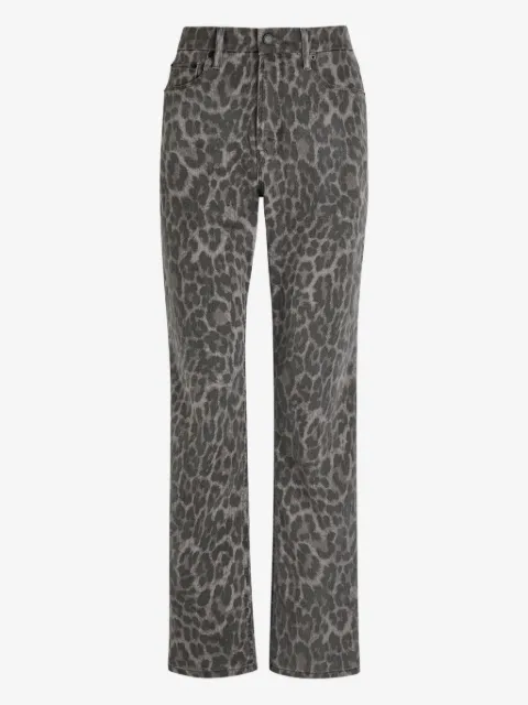 Good American leopard print jeans