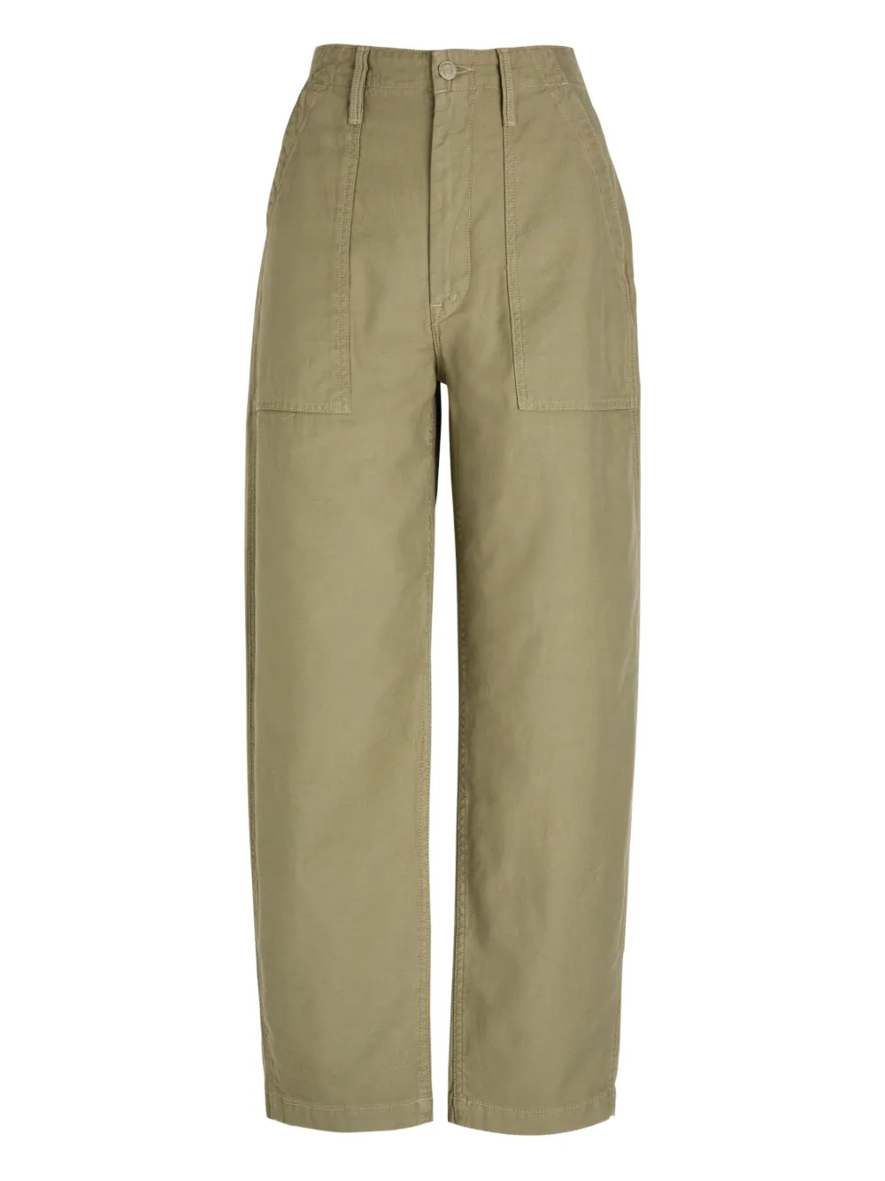 MOTHER Pantaloni Fangirl Fatigue Flood - Verde