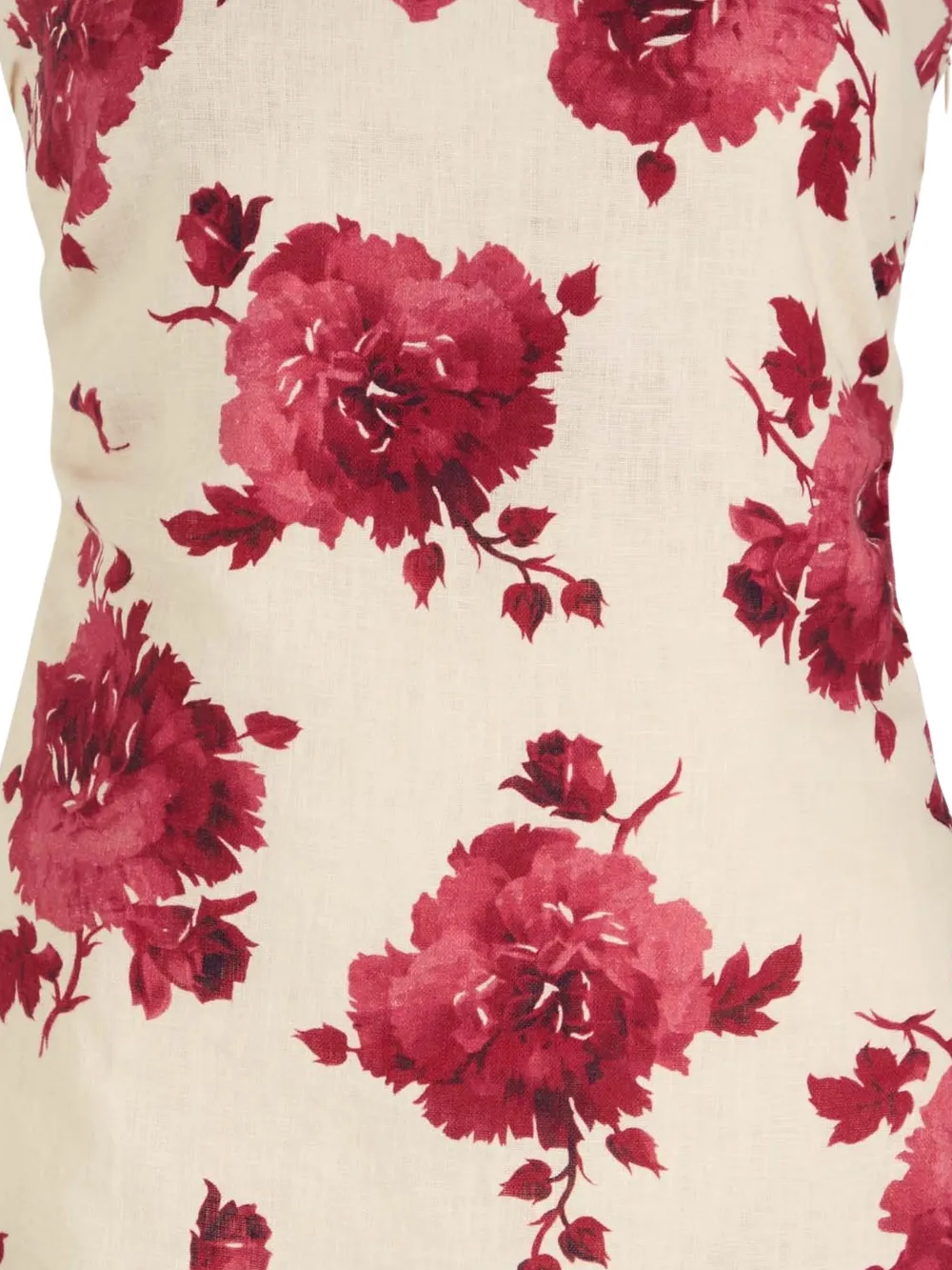 Faithfull the Brand Alexa strapless top met bloemenprint - Beige