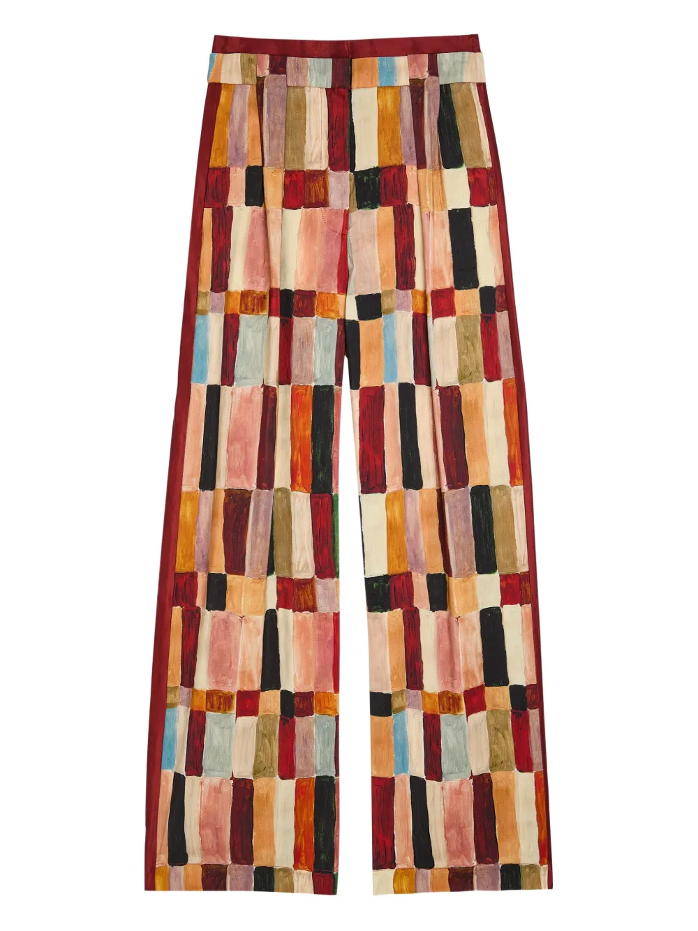 ALEMAIS Pantaloni Marjorelle con stampa - Toni neutri