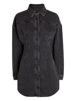 open lace back dress Umimore Women Denim Shirt Dresses Long Sleeve Button Down Casual Jean Dress  Cute Fall Short Mini Dresses Outfits(S,Black) at Amazon Women's Clothing  store