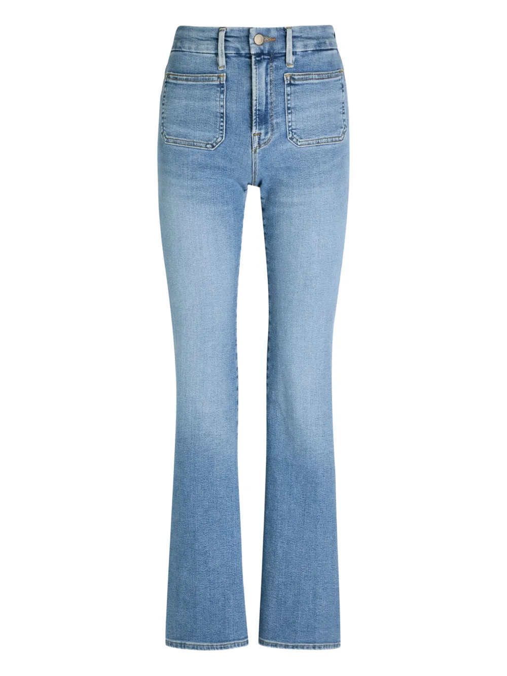 Good American patch-pocket jeans - Blau