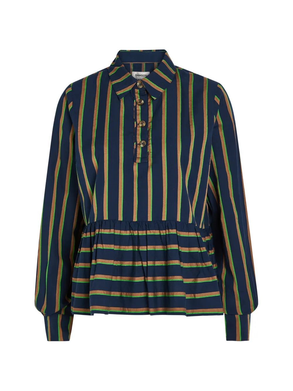 DAMSON MADDER Kinsley striped blouse - Blu