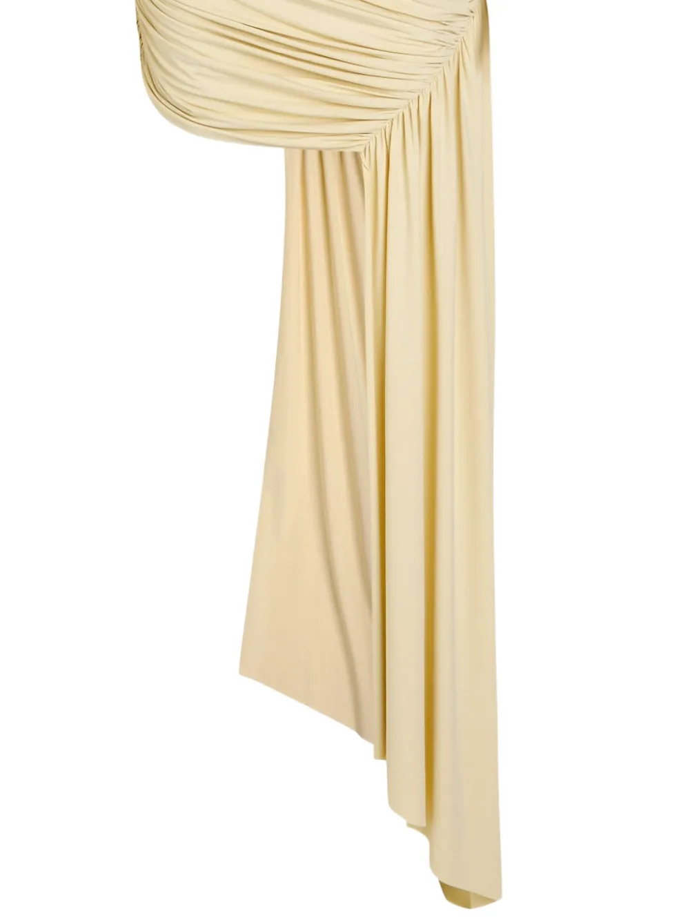 De La Vali Ravel gedrapeerde mini-jurk met lange mouwen - Beige