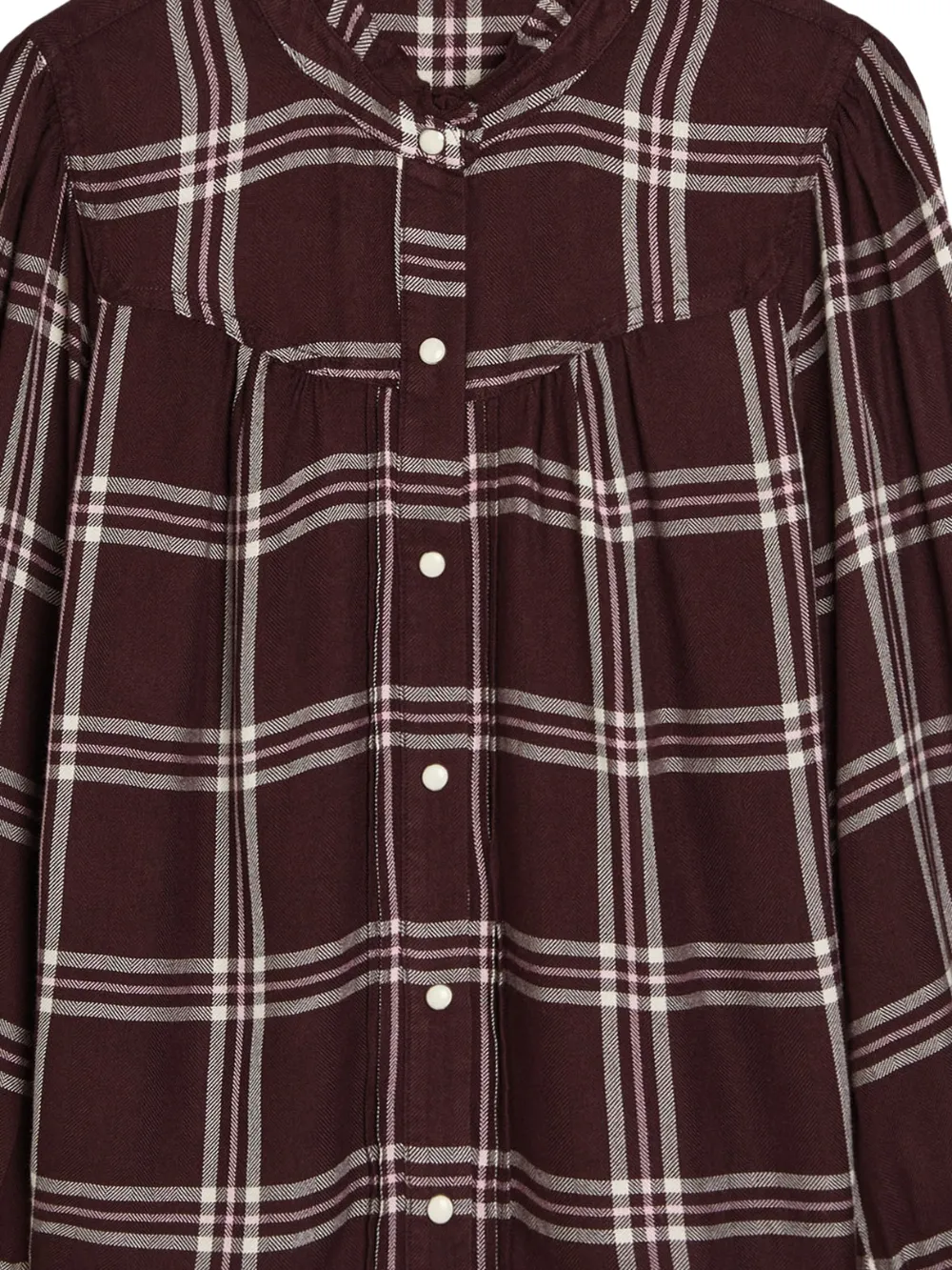 Rails Alanna geruite blouse - Bruin