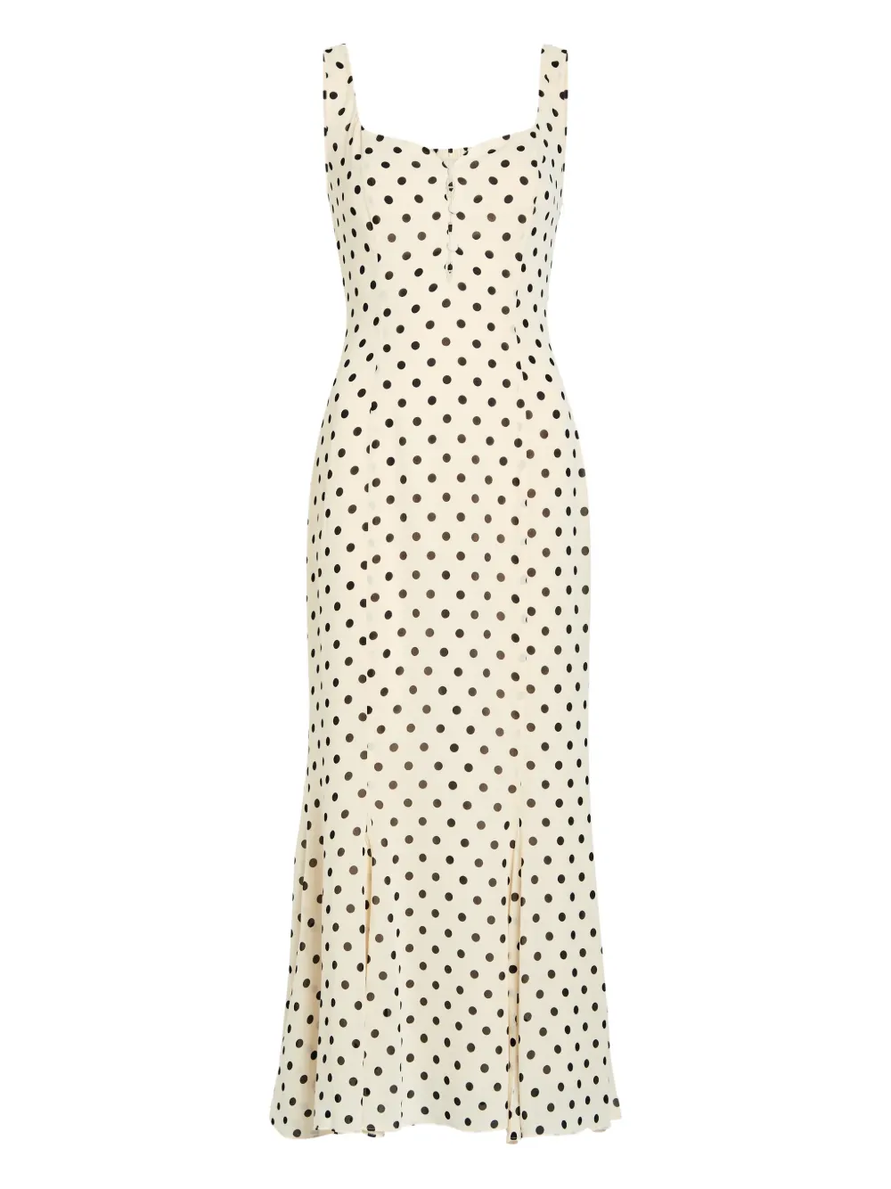 Reformation Laine polka dot maxi dress - Neutrals