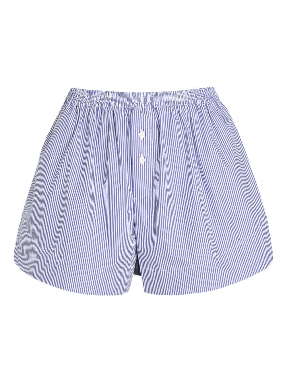 Faithfull the Brand Shorts a righe Lonia - Blu