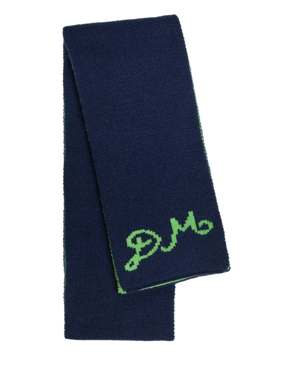 DAMSON MADDER Sciarpa con iniziali - Blu