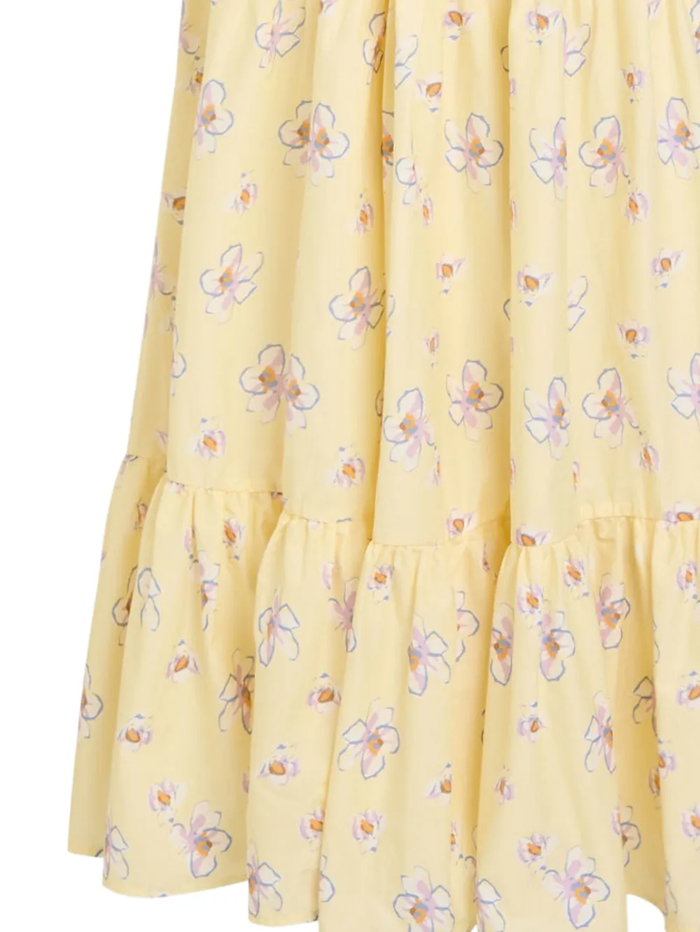 Sister Jane Lake Breeze midi-jurk met bloemenprint - Geel