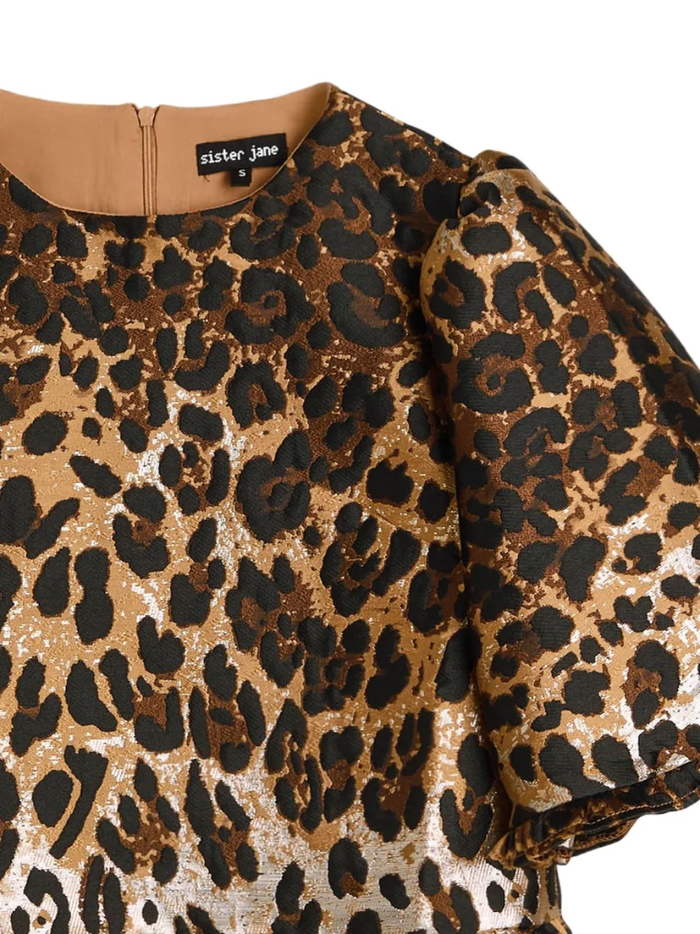 Sister Jane Blouse met luipaardprint - Bruin