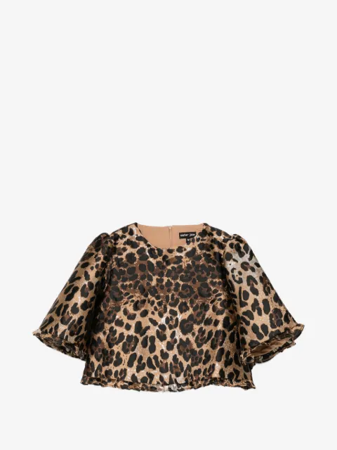 Sister Jane leopard blouse 