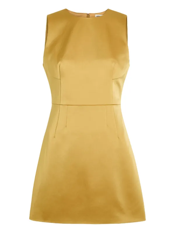 Staud Paneled Sleeveless Dress - Yellow Staud Paneled Sleeveless Dress - Yellow