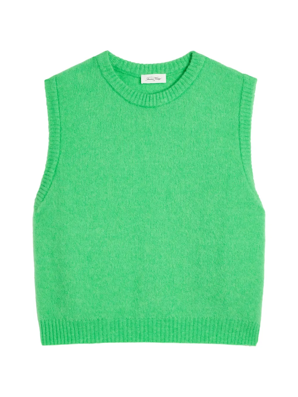 American Vintage Vitow ribbed knitted tank top - Verde