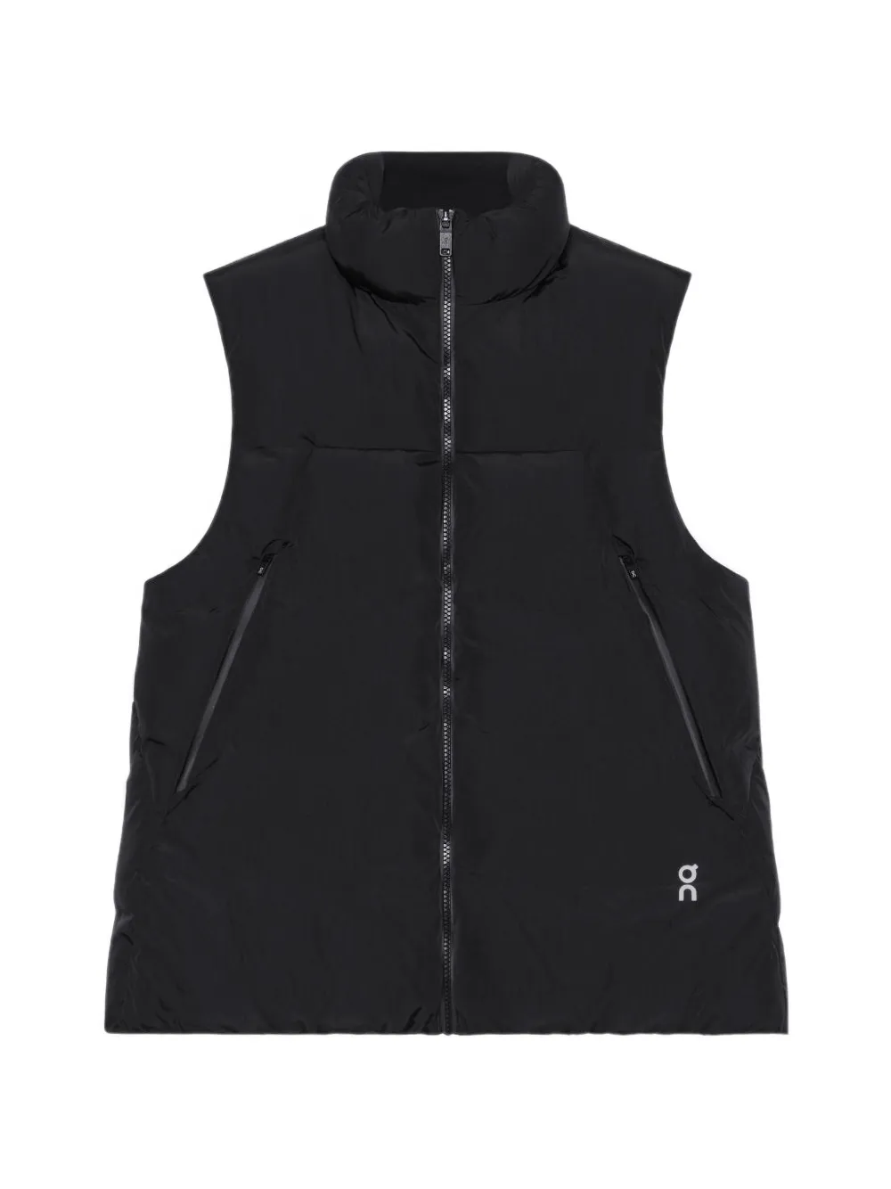 On gilet à fermeture zippée - Noir On gilet à fermeture zippée - Noir