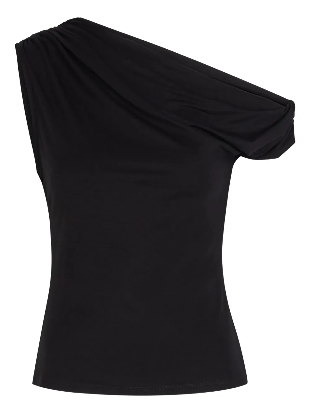 Reformation Belle one-shoulder blouse - Nero