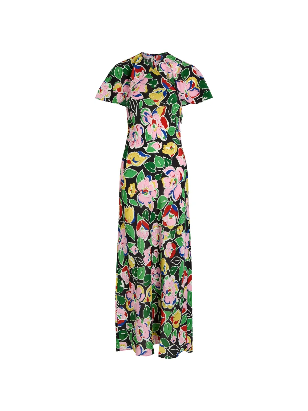 Rixo Aryella floral-print midi dress - Nero