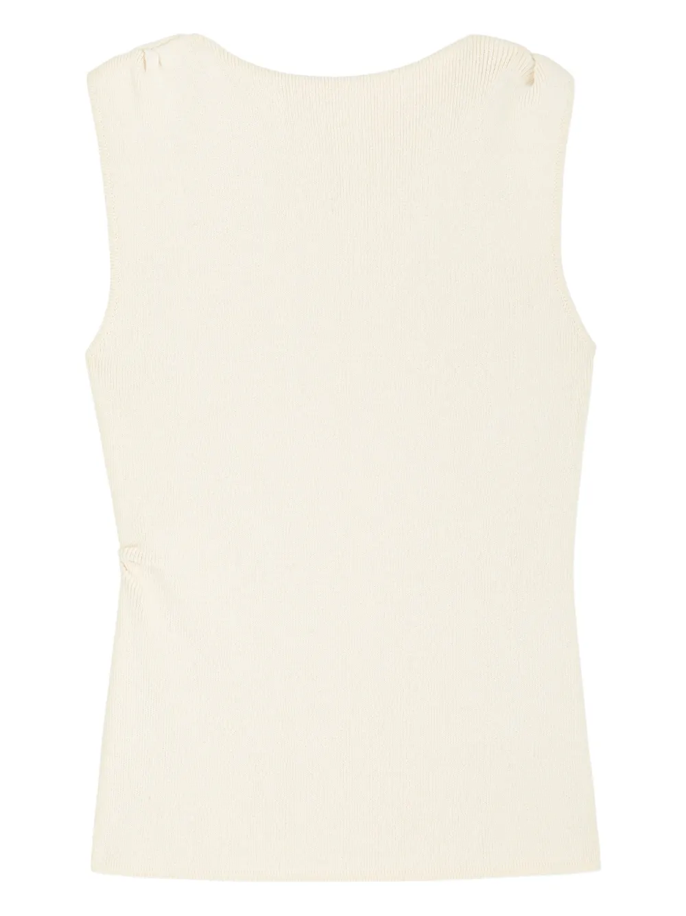 Almada Label Top Ami con ruches - Toni neutri