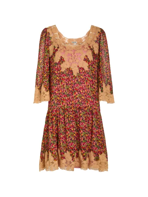 BODE lace-detail mini dress